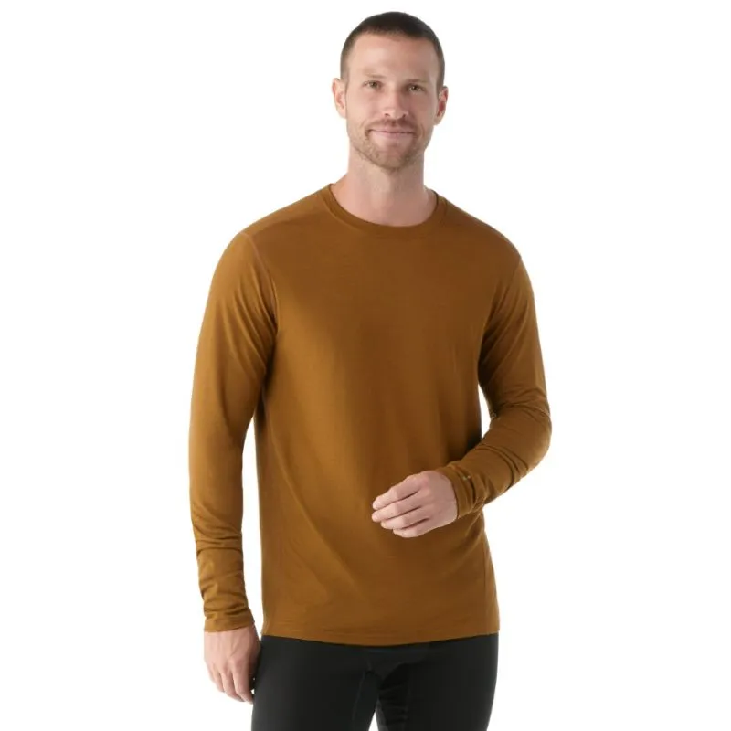 SMARTWOOL CLASSIC MEN'S ALLSEASON MERINO BASE LAY FOX BROWN ( MEDIUM BROWN)
