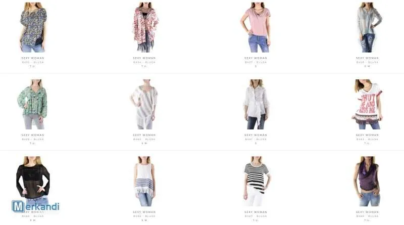 STOCK CAMISA Y BLUSA SEXY WOMEN PRIMAVERA/VERANO