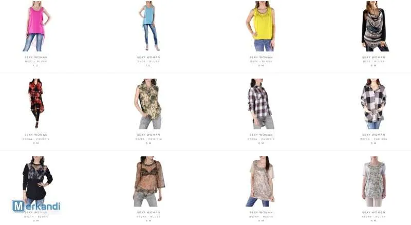 STOCK CAMISA Y BLUSA SEXY WOMEN PRIMAVERA/VERANO