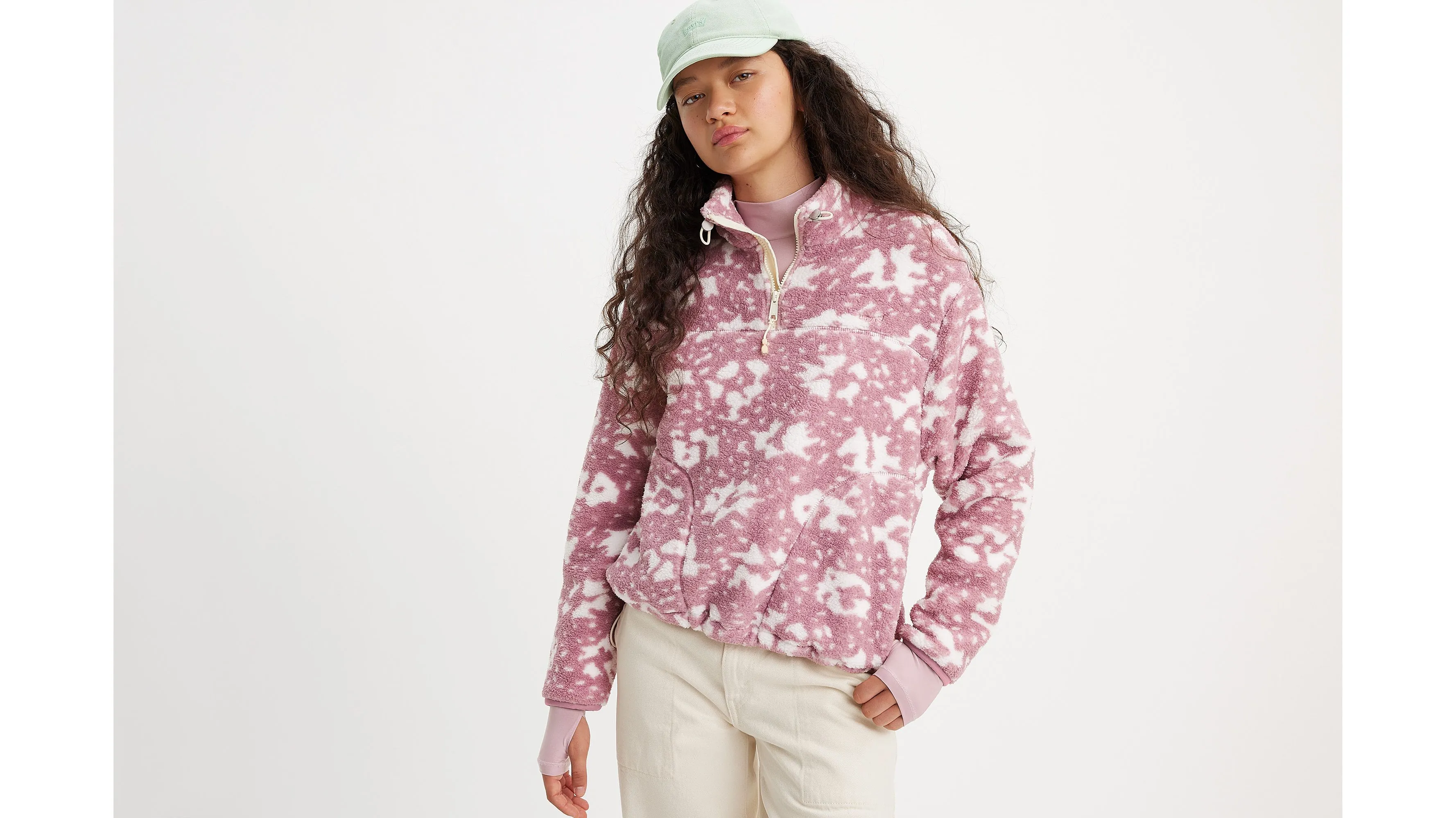 SUDADERA BIGFOOT QUARTERZIP SHERPA