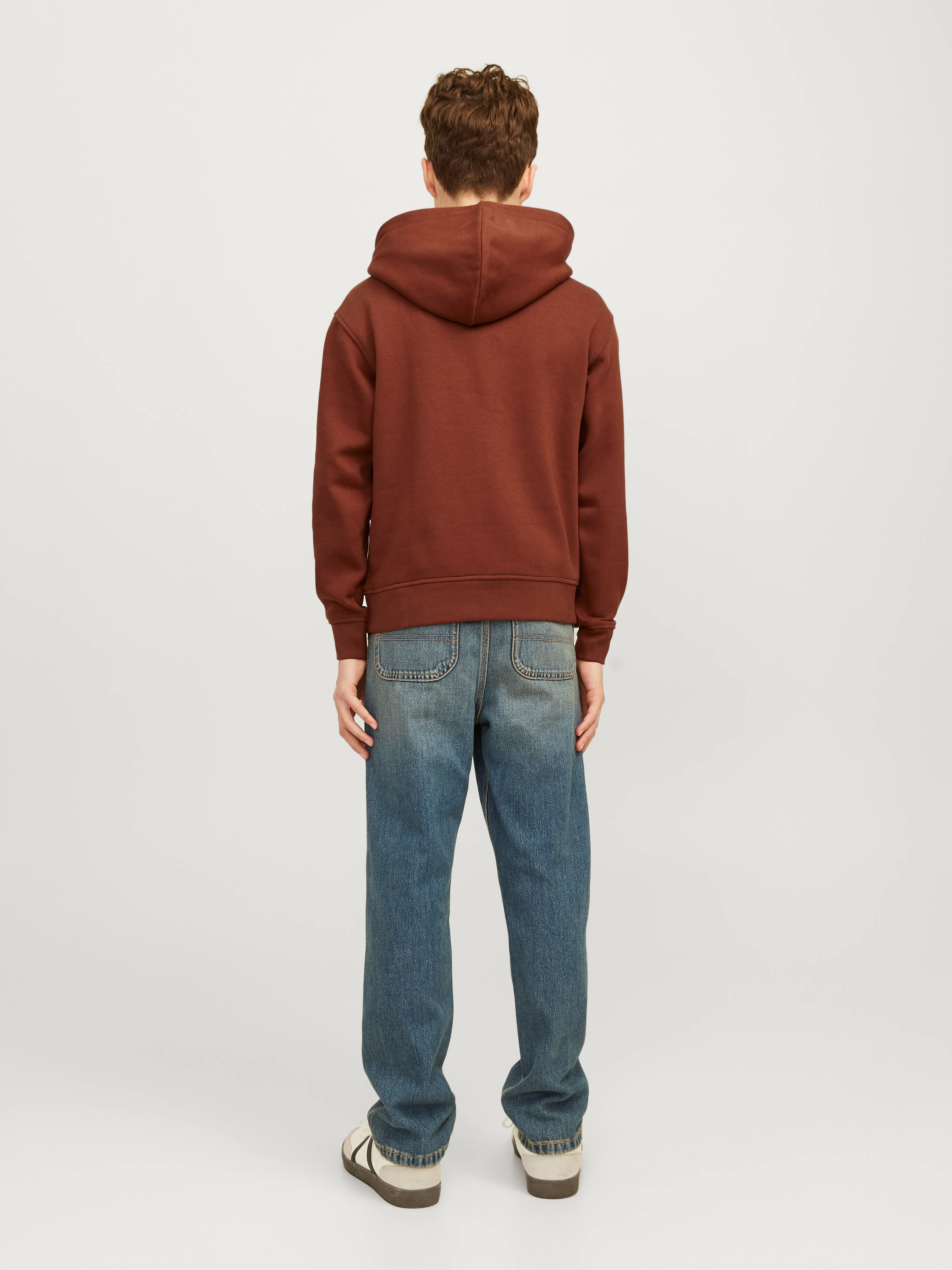 Sudadera con capucha Estampado Junior | Rojo oscuro | Jack & Jones®