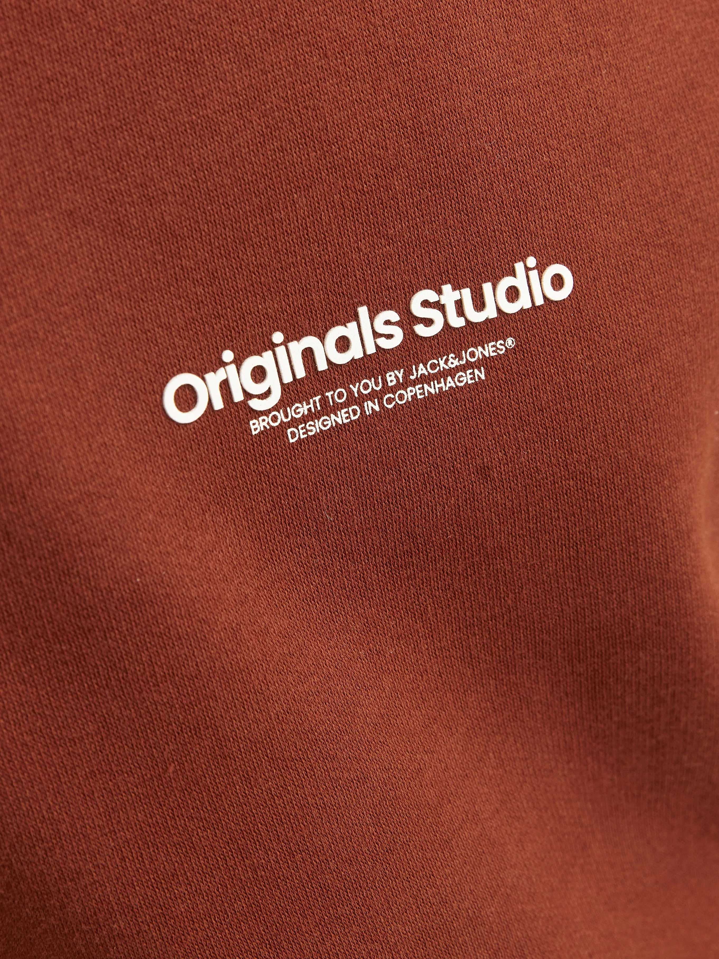 Sudadera con capucha Estampado Junior | Rojo oscuro | Jack & Jones®