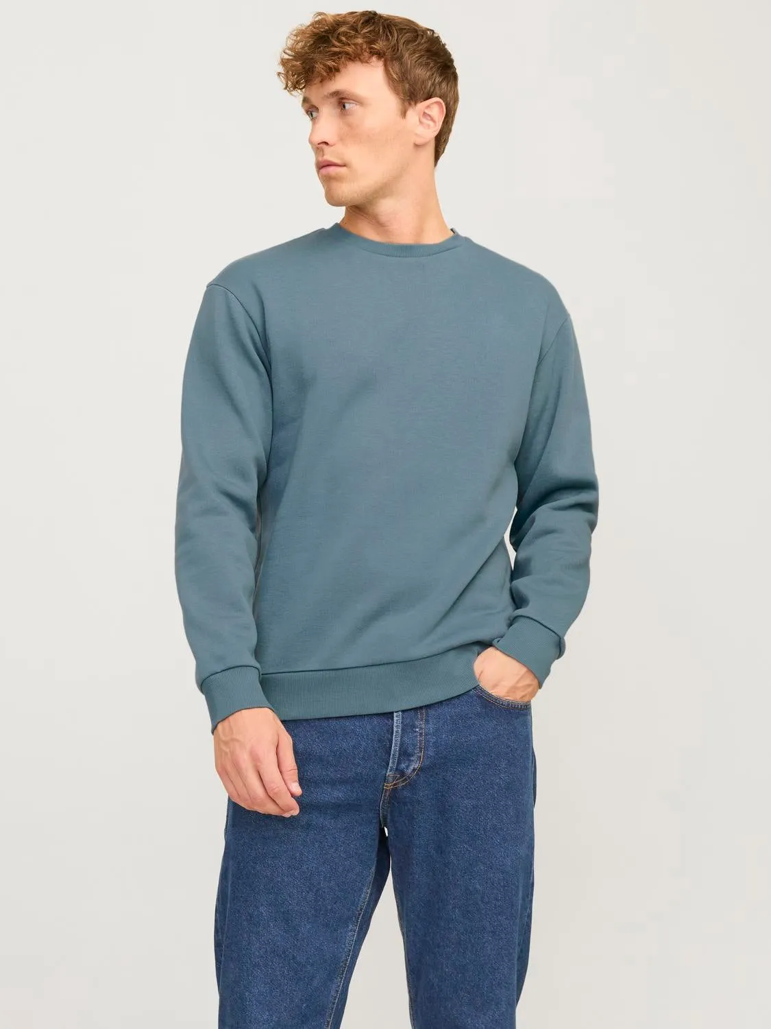 Sudadera Liso | Azul intermedio | Jack & Jones®