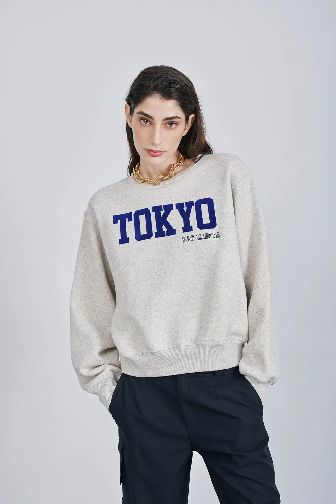 SWEAT ICON TOKIO GREY