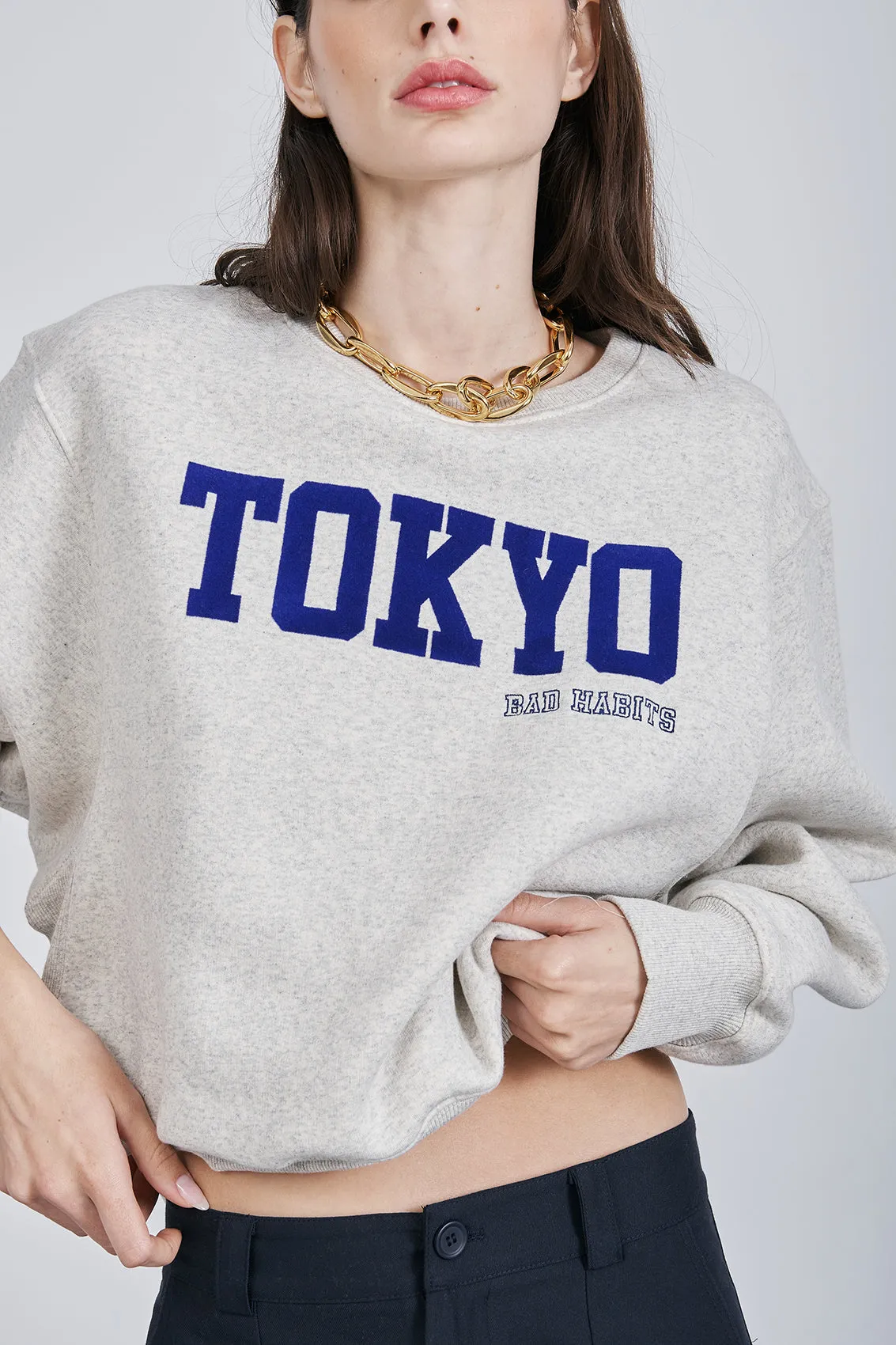 SWEAT ICON TOKIO GREY