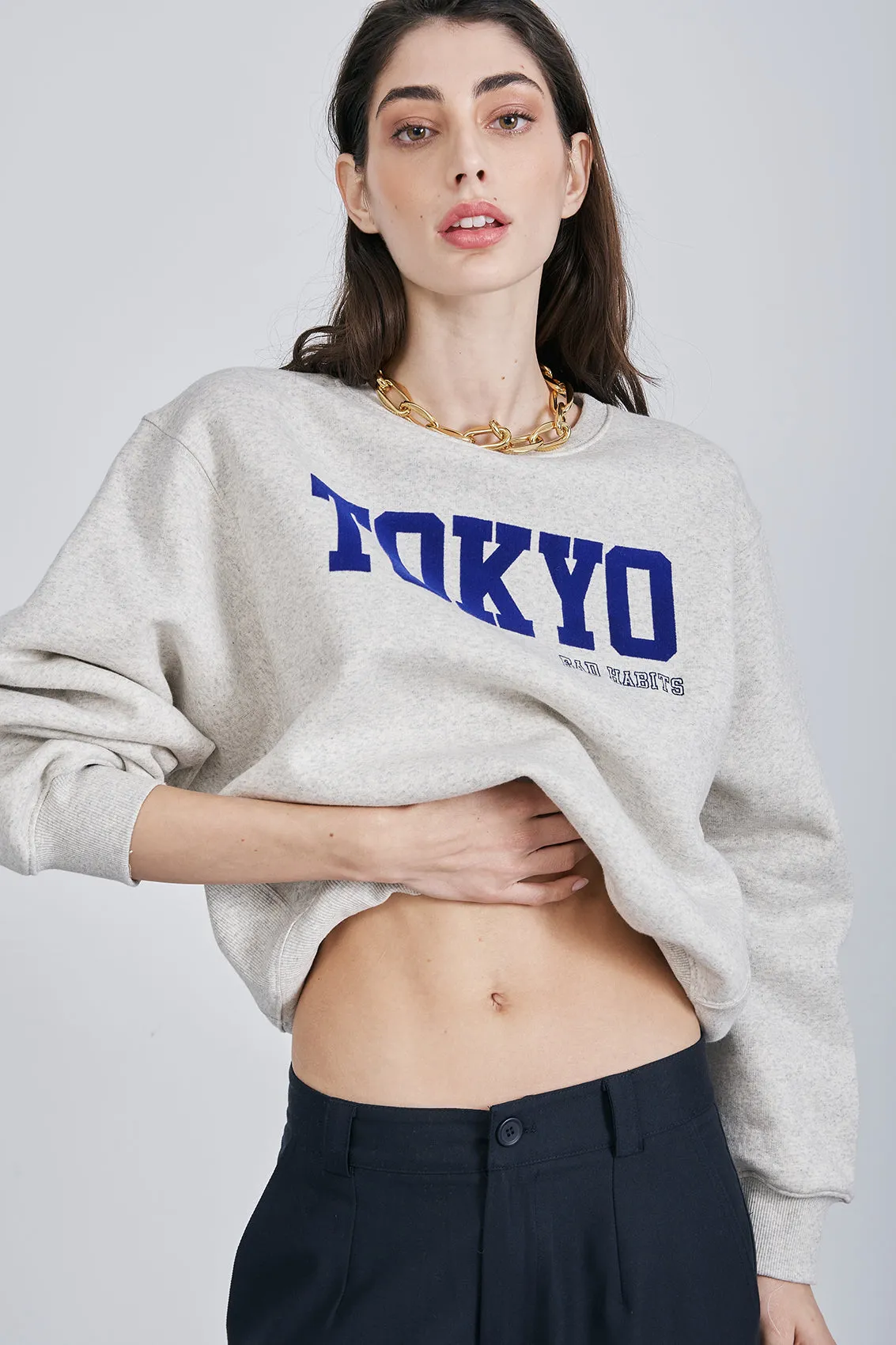 SWEAT ICON TOKIO GREY