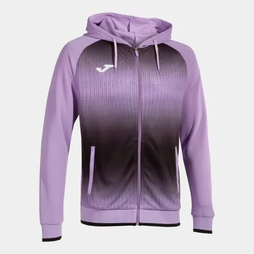TIGER V ZIPUP HOODIE PURPLE BLACK