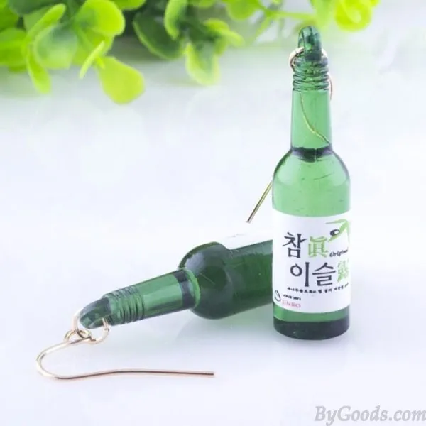 Unique Night Club Wine Bottle Ear Clip/Ear Drop