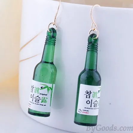 Unique Night Club Wine Bottle Ear Clip/Ear Drop