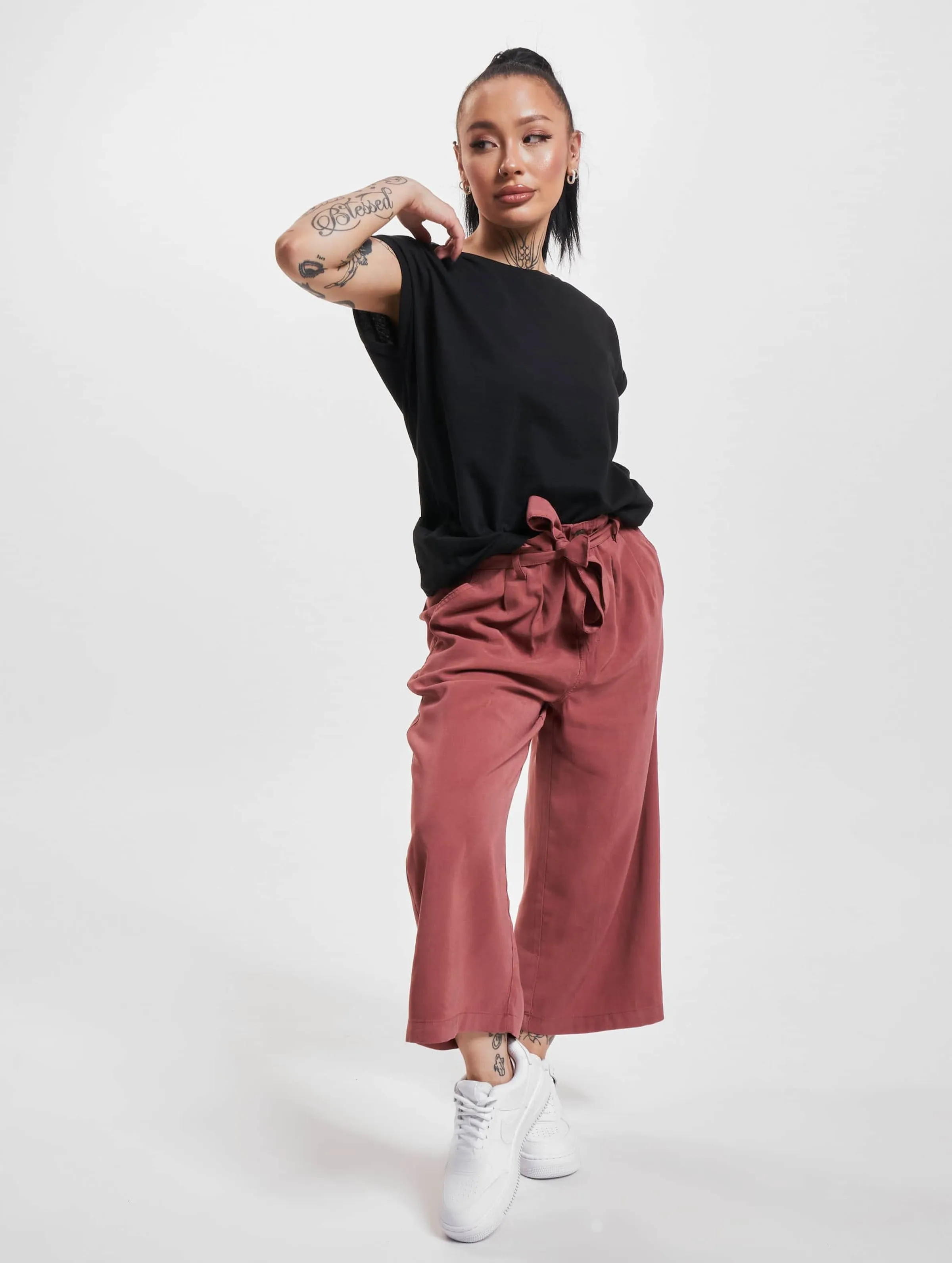 URBAN CLASSICS LADIES EXTENDED SHOULDER 2 PACK TSHIRTS
