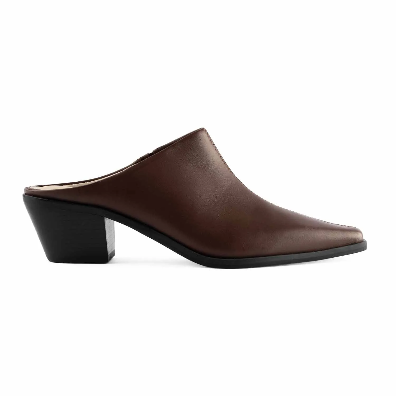 Vinci Shoes Mulas de café de Houston