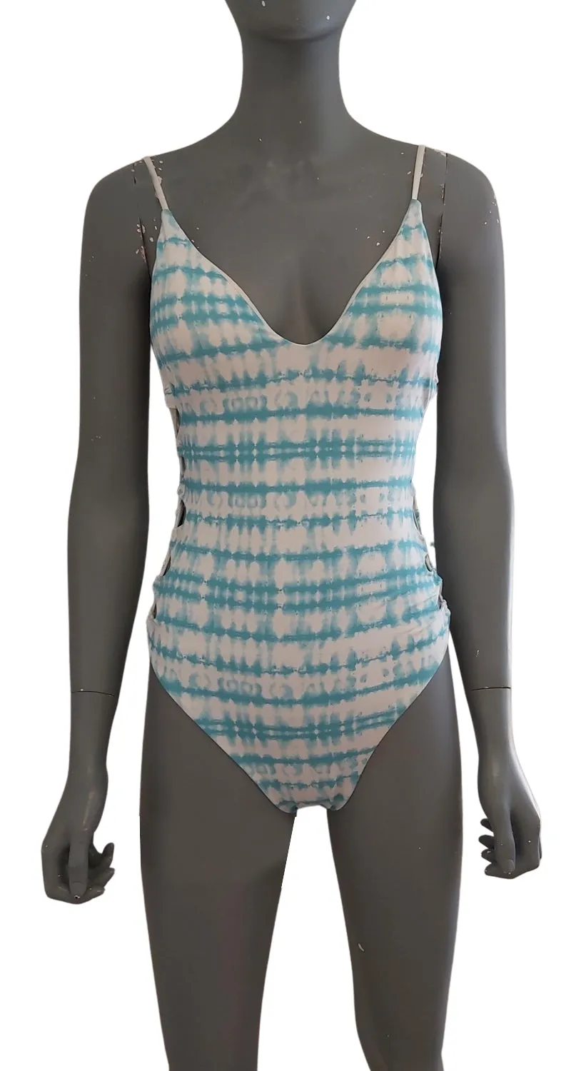 WOMEN SECRET Traje de Baño Tie Dye Celeste