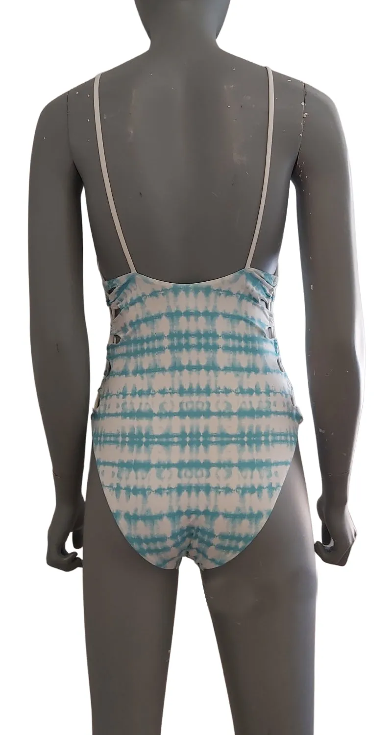 WOMEN SECRET Traje de Baño Tie Dye Celeste