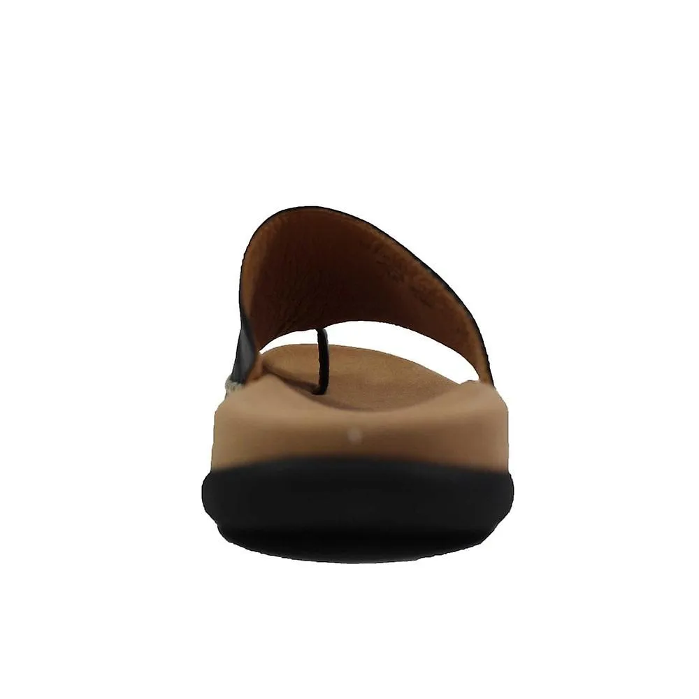 Women's Gabor Lanzarote | Black Leather | Womens Mule Sandals