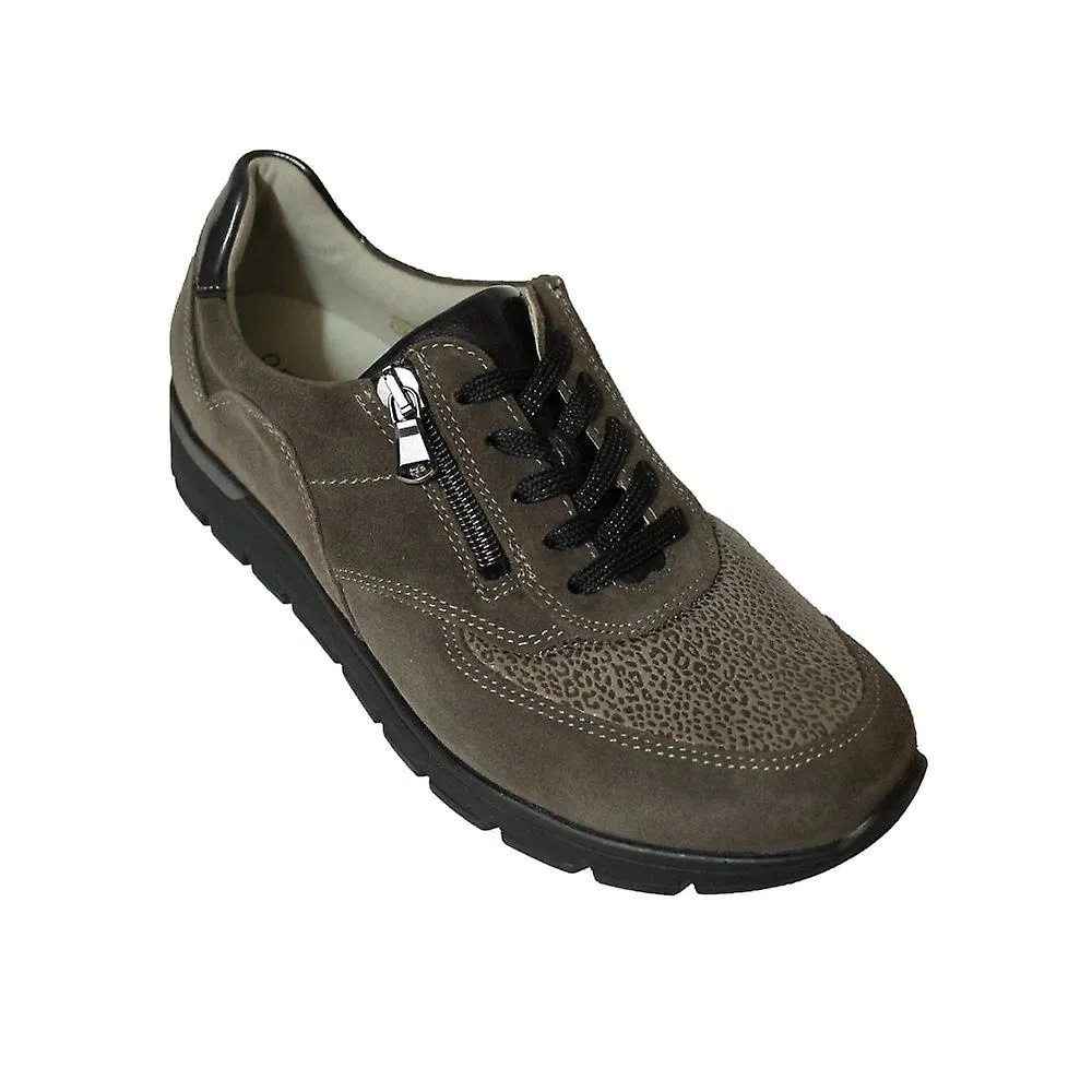 WOMEN'S WALDLAUFER KROMONA | 626K02 316 190 | MOUSE CARBON | WOMEN'S CASUAL TRAINERS