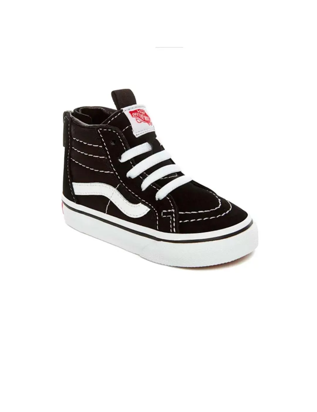 ZAPATILLA NIñO VANS SK8HI ZIP NEGRA