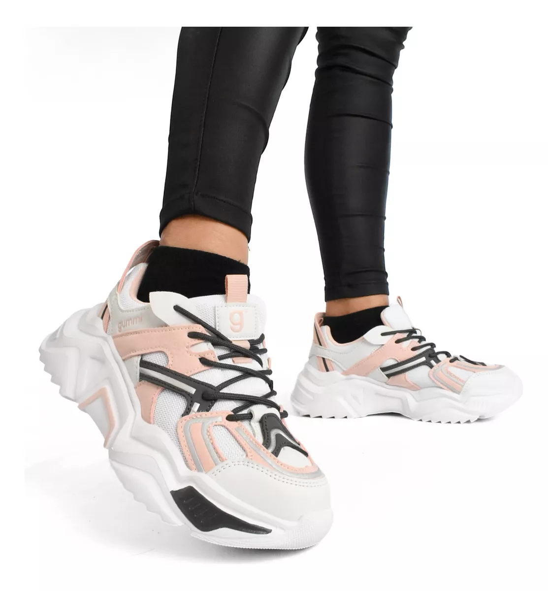 Zapatillas Mujer Sneakers Plataforma Urbana Gummi Zap Power